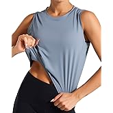 Dragon Fit Womens Ice Silk Workout Tank Tops Sleeveless Cropped Yoga Shirt for Running Gym Summer