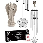 Dog Memorial Gifts for Loss of Dog - 34" Pet Memorial Wind Chimes, in Memory Sympathy Gift, Remembrance Bereavement, Passing Away Rainbow Bridge Windchime