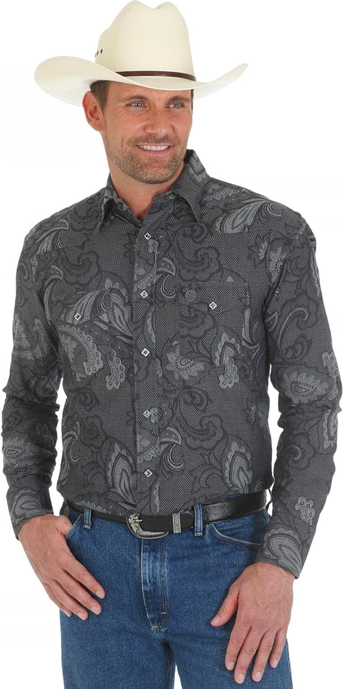 wrangler paisley shirt