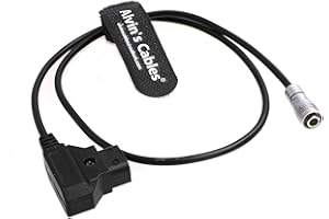 Alvin’s Cables 5 Pin Power Cable for PORTKEYS LH5P LH5H Monitor 5Pin Aviation Female to Anton Bauer P Tap D Tap 23.6in/60cm