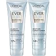 L'Oreal Paris Clarify and Restore Sulfate Free Shampoo and Conditioner Set with Antioxidants for Hard Water Exposure and Styling Build-up, EverPure, 1 Hair Care Kit