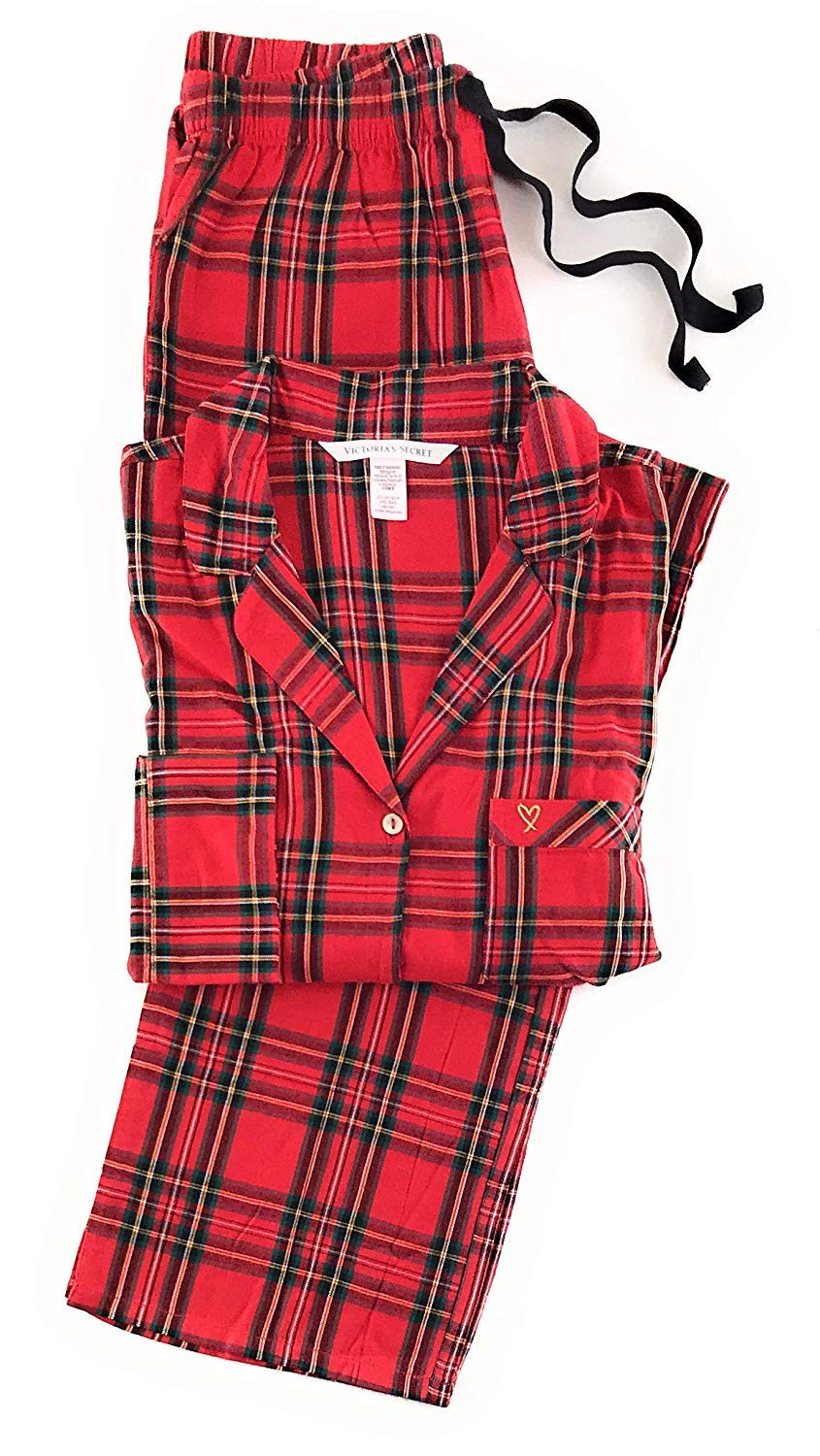 Victoria's Secret Women's Lightweight Cotton Flannel Pajamas