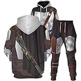 Buxomigrl Adult Unisex Women Men Costume Hoodie Pants Costume Mens Halloween Cosplay Hoodies Sweatshirt Lounge Sets