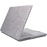 ZAGG MacBook Protection MacBook Pro 14-inch M4/M3/M2/M1 Case - Fabric Finish, Two-Piece Hard Shell Snap-on Cover, Lightweight, Durable Protection, Scratch-Resistant, Non-Slip Rubberized Grips, Gray