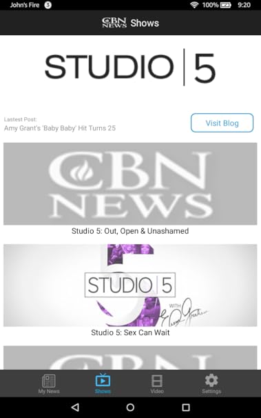 Amazon Com Cbn News Appstore For Android - 
