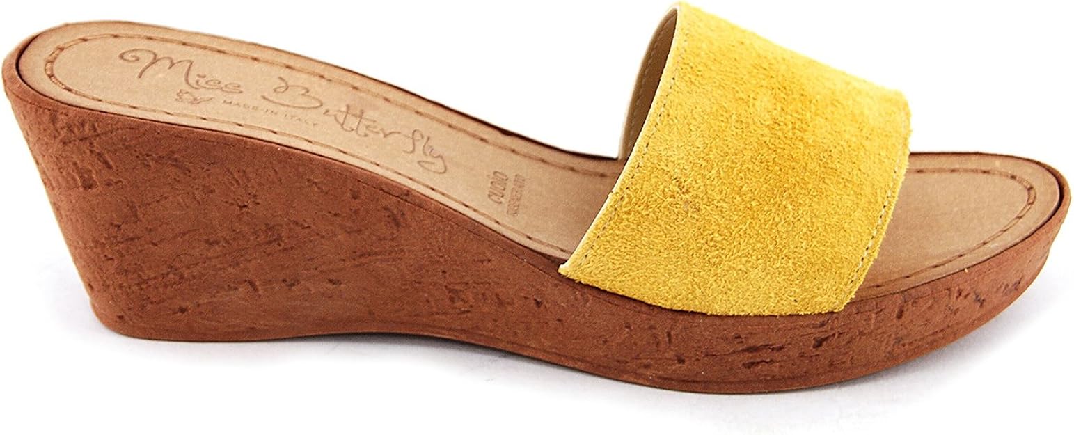 Amazon.com | Miss Butterfly Women's Thong Sandals Yellow Size: 4 | Flip-Flops