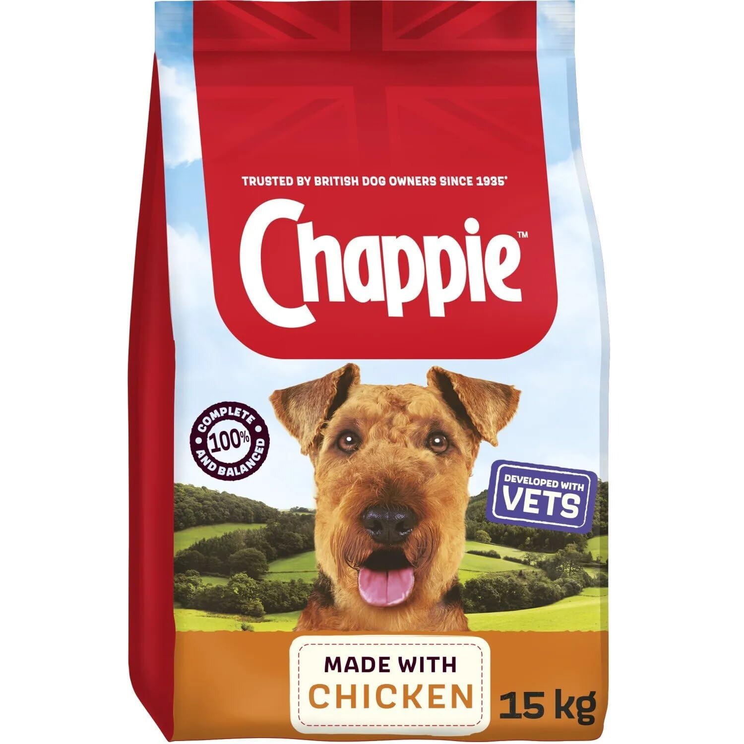 Chappie Dry Chicken & Wholegrain Cereal Adult Dog Food 2 x 15kg