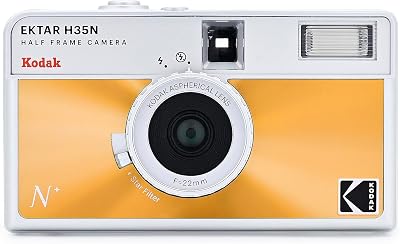 Kodak Ektar H35N Half Frame Film Camera 35mm Focus-Free Bulb Star Filter