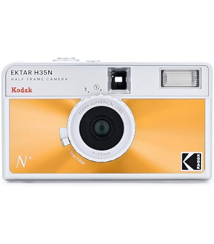 Câmera Kodak Ektar H35N de meia moldura, 35 mm, reutilizável, sem