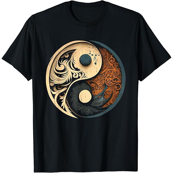 Amazon.com: Balance Over Hustle: Flower Yin & Yang T-Shirt