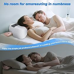 SAHEYER Side Sleeper Pillow with Arm Hole, Upgraded
