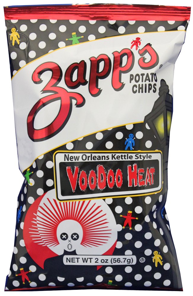 Zapp's New Orleans KettleStyle Potato Chips, Voodoo, 2
