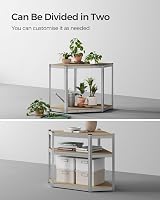 SONGMICS Corner Shelf 5-Tier Garage Storage Heavy Duty 875 kg Silver Beige view 7