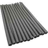 Foam King Foam Pipe Insulation Foam Tube for Pipe Covers - 12 Pack | Durable foam, pre-slit for easy installation on copper, iron, PVC pipes