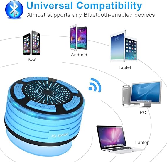 shower radio and bluetooth speaker