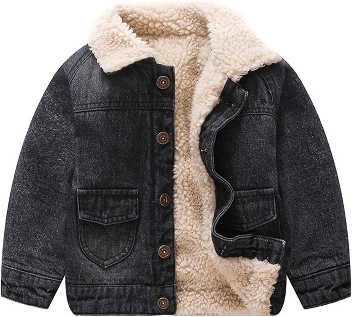 denim jacket with fur boys