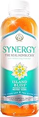 SYNERGY The Real Kombucha - Island Bliss - 16 fl oz Bottle - Raw Probiotic Drink for Gut Health and Immune Support