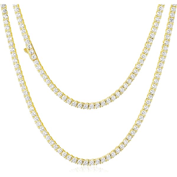 3mm Tennis Chain MN1-20 ゴールドネックレス 3mm Tennis Chain Necklace MN1-20 | MALIARE