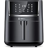TaoTronics Air Fryer, Large XL 6 Quart 1750W Oven with Touch Control Panel, 11 Preset Menus and 50 Recipes for Roast, Preheat