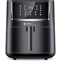 TaoTronics Air Fryer, Large XL 6 Quart 1750W Oven with Touch Control Panel, 11 Preset Menus and 50 Recipes for Roast…
