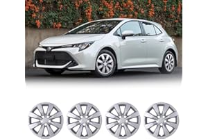 CAROXX 16 Inch Hubcaps, Wheel Rim Cover 16" for 2009-2019 Toyota Corolla, 2009-2014 Toyota Matrix, Snap on Hub Caps Replaceme