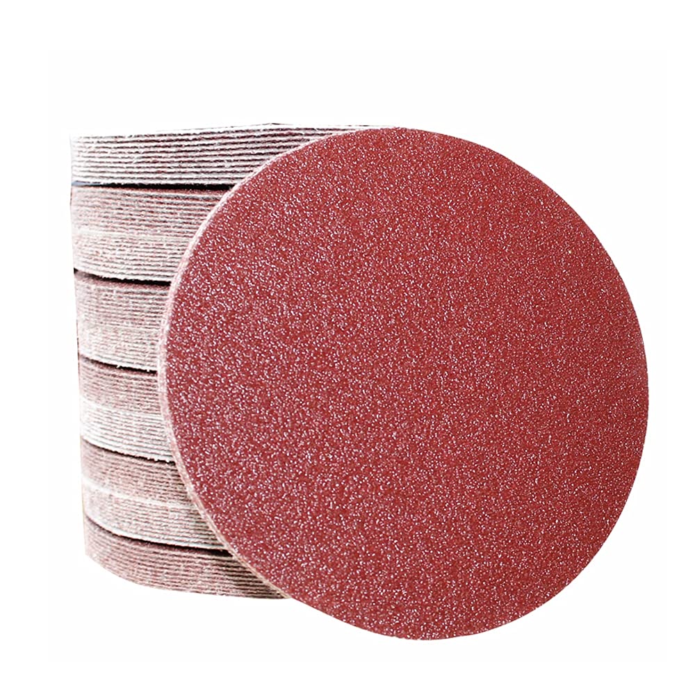 180mm Sanding Discs.30 pcs Hook and loop Sander Pads,（Grit 5X P60 / 100/120/180/240/320）Grits Assorted 7 Inch Hook and Loop for Drywall -FEIHU