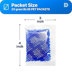 Dry & Dry 20 Gram [100 Packets] Blue