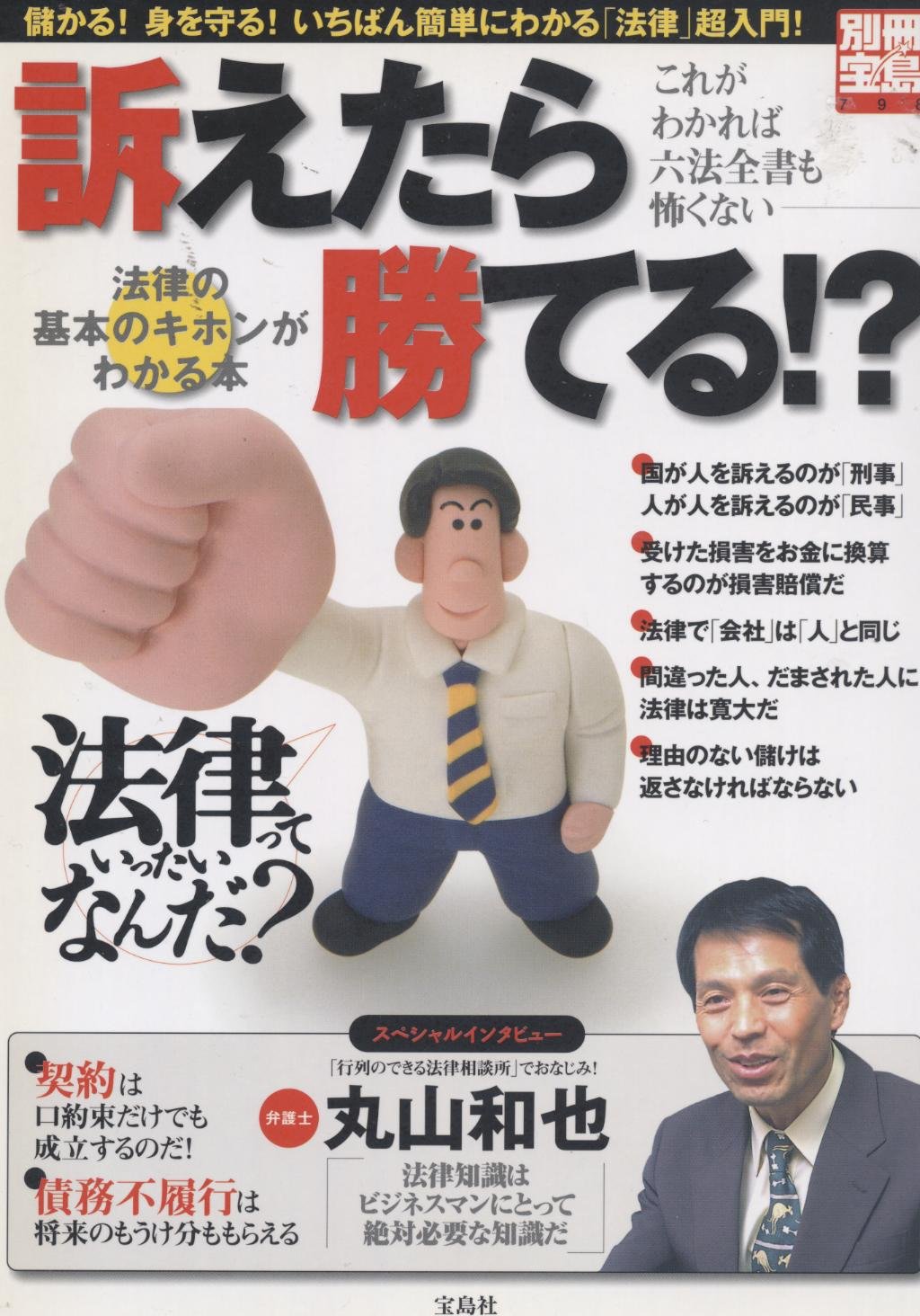 訴えたら勝てる 儲かる 身を守る いちばん簡単にわかる 法律 超入門 別冊宝島 798 本 通販 Amazon