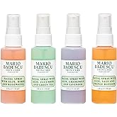 Mario Badescu Mini Mist Facial Spray Collection with Rose Water, Cucumber, Lavender and Orange Blossom, Multi-Purpose Cooling and Hydrating Face Mist for All Skin Types, 2 Fl Oz (Pack of 4)