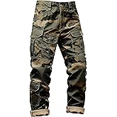 GSGGIG Cargo Pants for Men Work Pants Ripstop Utility Casual Workwear Tactical Streetwear with Multi Pocket