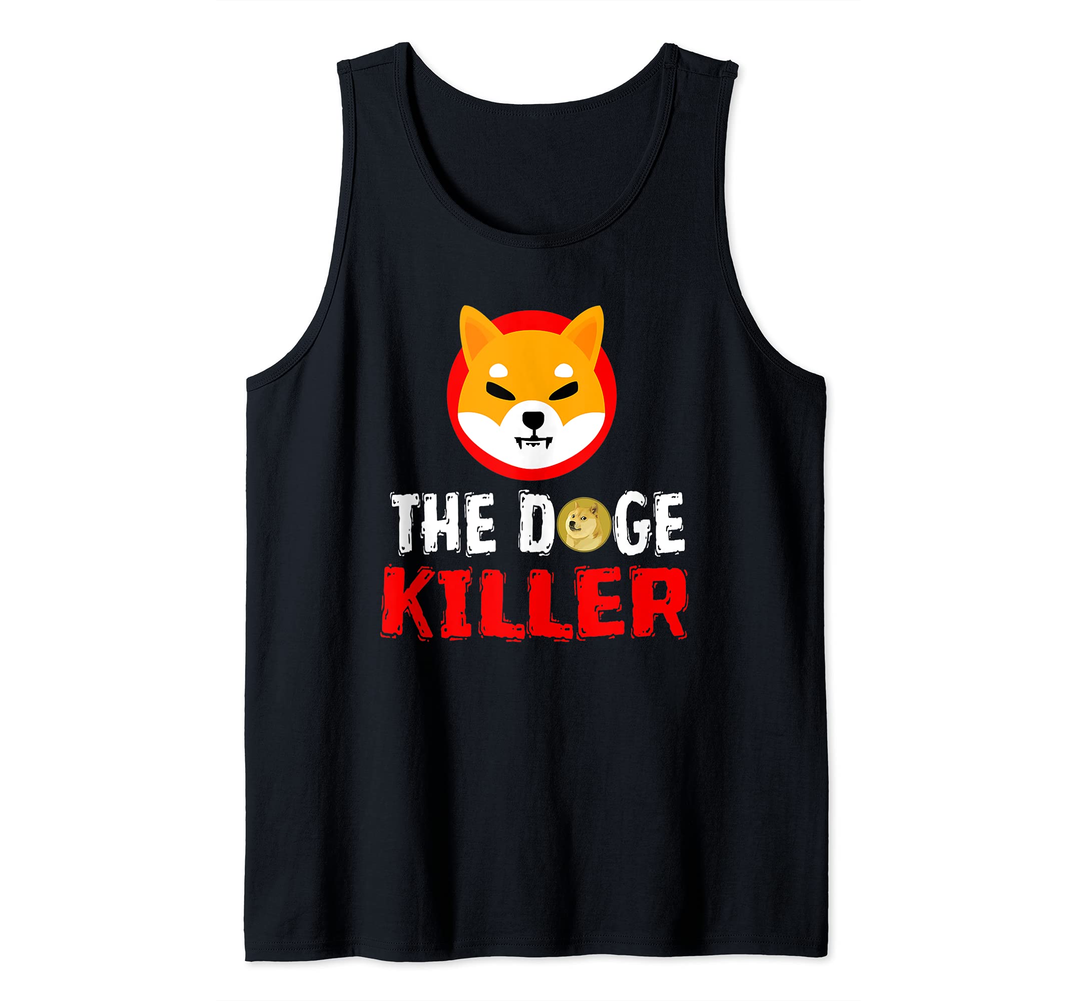 $SHIB Shiba Coin Shirt, Shiba Inu The Doge Killer Dogecoin Tank Top
