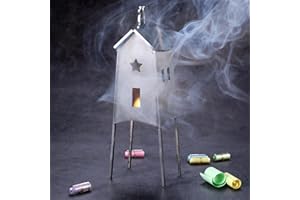 B BBPM Anxiety Relief Items Worry Hut for Visual Meditation,Mindfulness- Office Decor Mental Health Gifts for Stress Relief Stainless Steel Healing Hut Valentines Day Therapist Positive Gifts