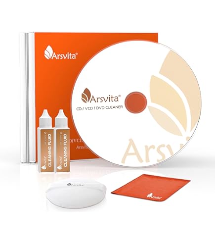 Amazon.com: Arsvita Laser Lens Cleaner Disc Cleaning Set for CD