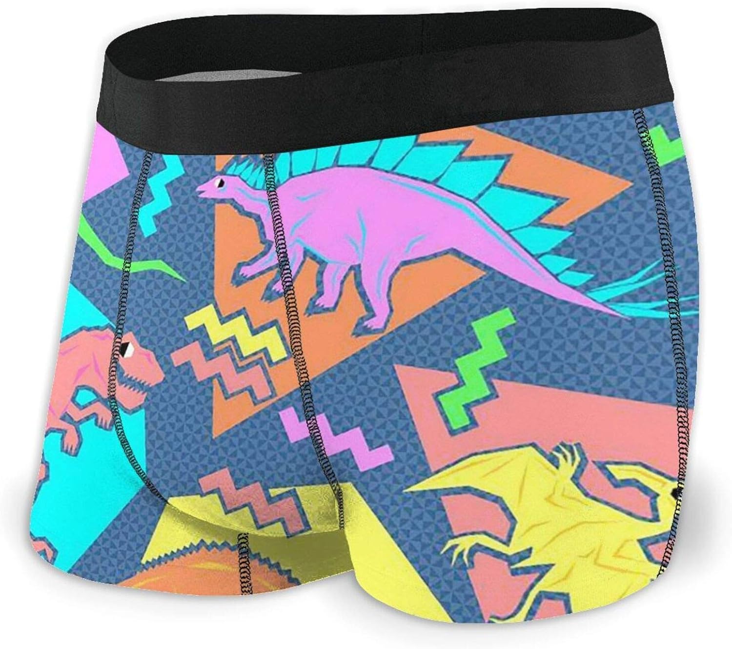 Men's Boxer Briefs Childlike Dinosaur Mosaic Dragons Mens Boxer Briefs