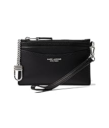 Marc Jacobs The Top Zip Wristlet Wallet Black One