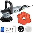 WORKPRO Buffer Polisher, 6-inch 1080W Dual Action Random Orbital Polish Kit for Car Detailing, 6 Variable Speed DA Polisher with Backing/Woolen/Foam Pads, Towel for Waxing, Buffing, Polishing