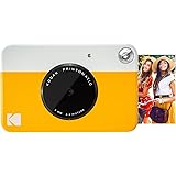 Kodak PRINTOMATIC Digital Instant Print Camera (Yellow), Full Color Prints On ZINK 2x3" Sticky-Backed Photo Paper - Print Memories Instantly