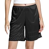 NACHILA Half Slip Shorts Culotte for Women Lace Pettipants Bloomers Split Skirt