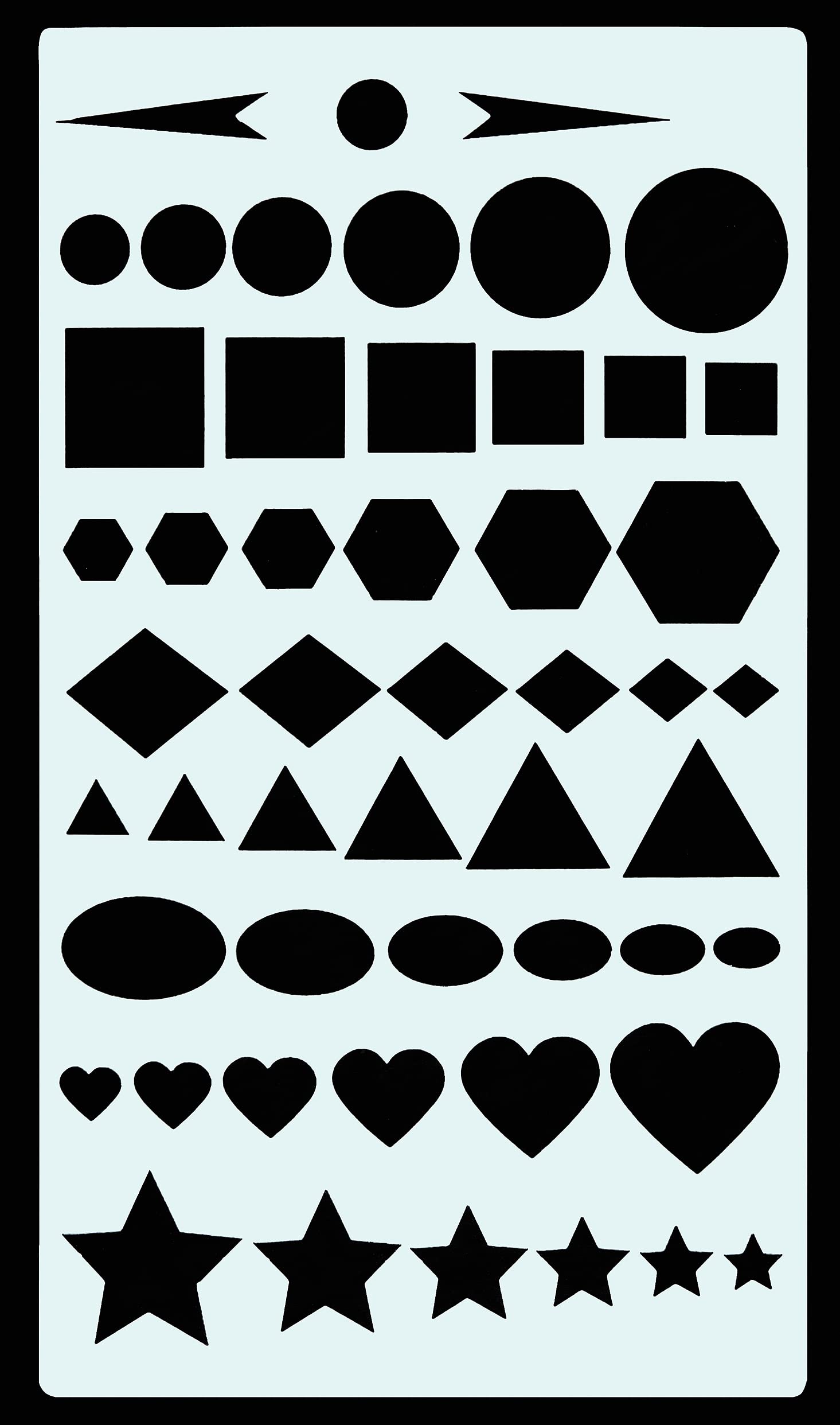 Dotted Journal Stencil Set (Over 300 designs that are great for bullet journaling, planners, and notebooks)