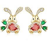 CUFELMU Easter Bunny Earrings for Women Easter Gifts for Wife Friends