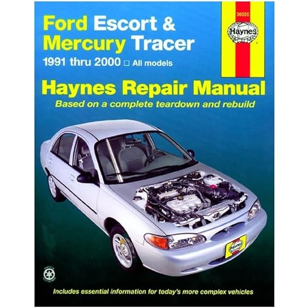 SORSI SOT/CMRT マニュアル Ford Escort & Mercury Tracer (91-02) Haynes Repair Manual: Haynes