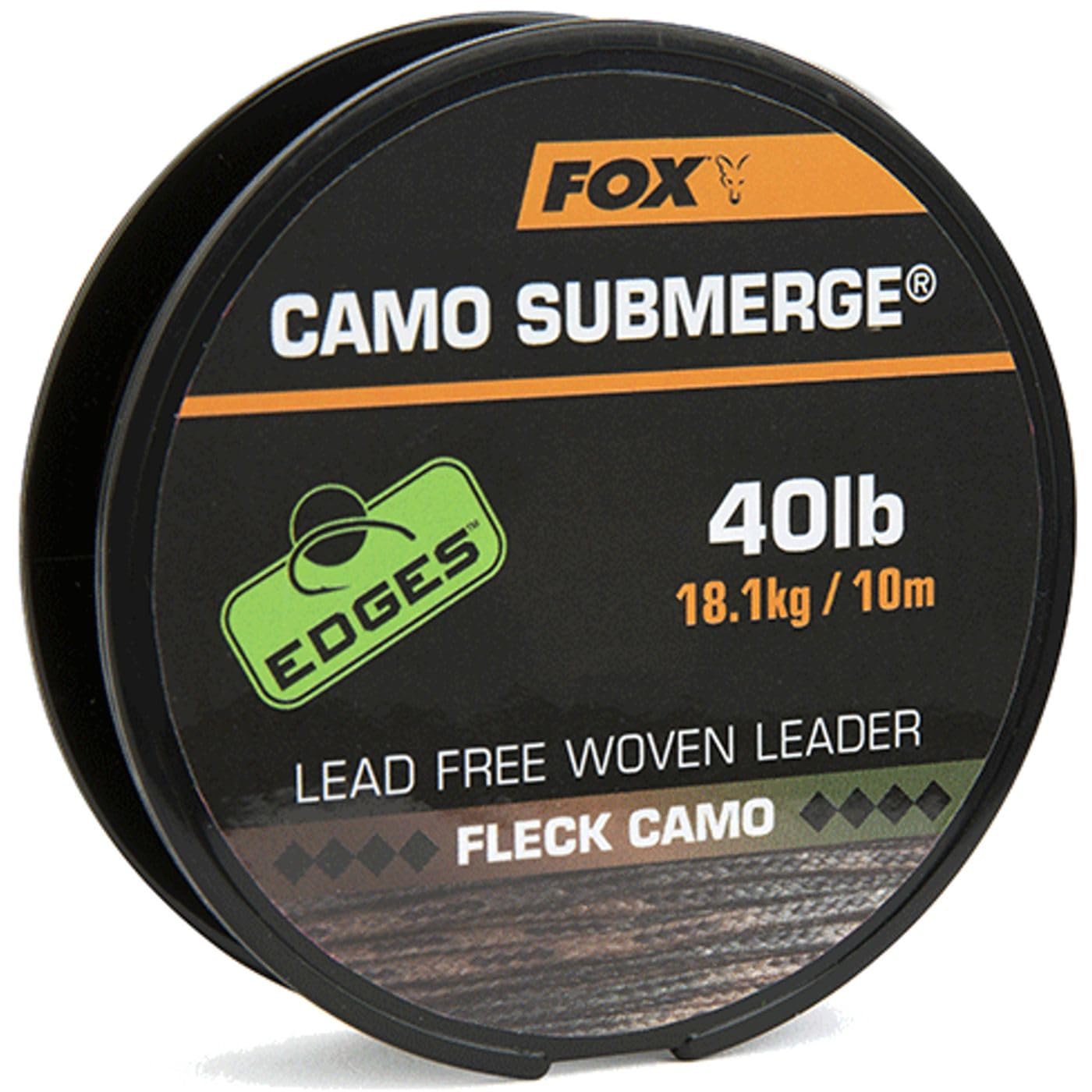 Fox Submerge Camo Lead Free Woven Leader - Leader Line, Load Capacity: 40 lbs/18 kg — image 1
