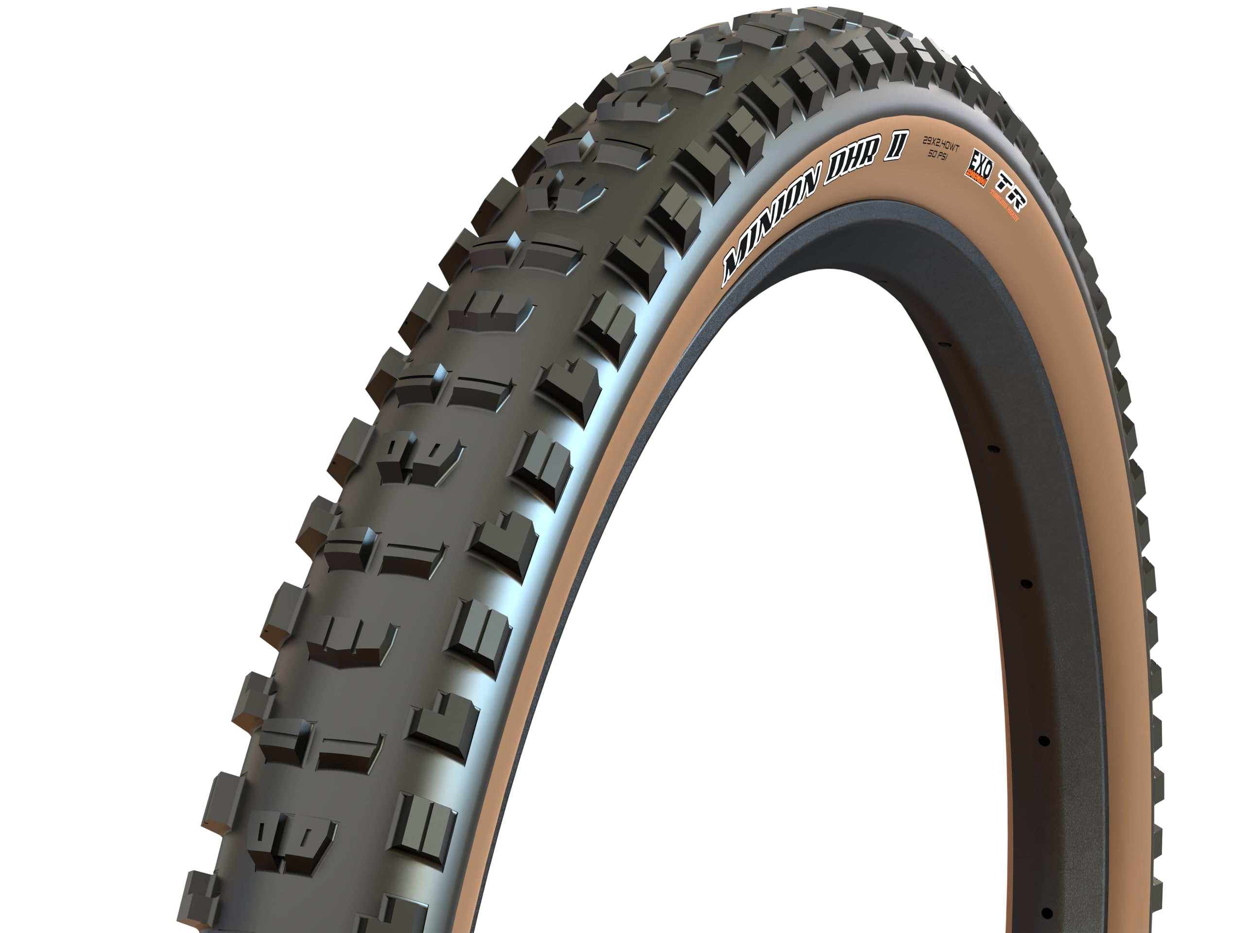 Maxxis Minion DHR II EXO/TR/SkinWall 60 TPI Tubeless 27.5´´ X 2.40 MTB Tyre 27.5´´ x 2.40