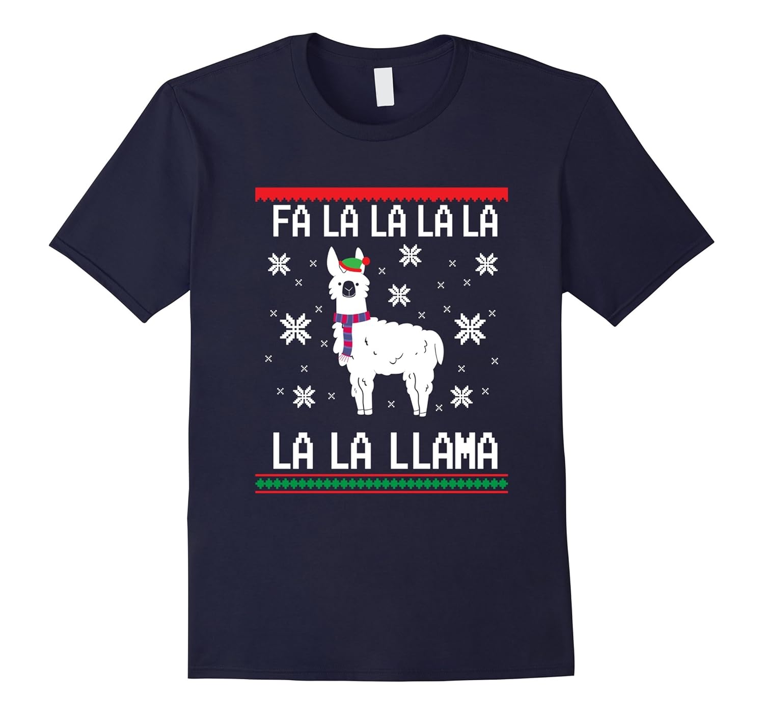 Funny Ugly Christmas Llama T-Shirt Kids And Adults-ANZ