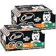 Cesar Filets in Gravy Adult Wet Dog Food, Poultry Lovers Variety Pack, 3.5 oz., (12 Count, Pack of 2)