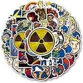 50pcs Fallout GMVAESKY Merchandise Stickers for Bottle, Laptop, Refrigerator &amp; More
