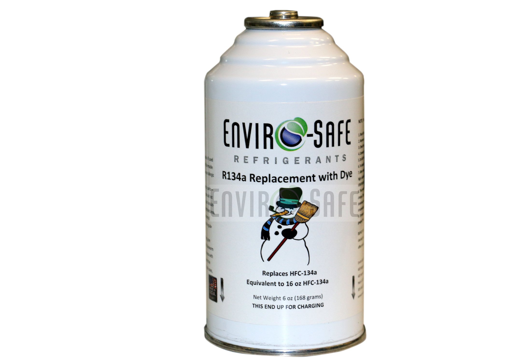 EnviroSafe R134a Replacement AC Refrigerant And Dye Case Of 12 Cans on