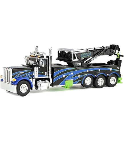 Ruote Cromate DCP 1:64 Con Pneumatici E Assi Per KW Peterbilt - 4 Pezzi