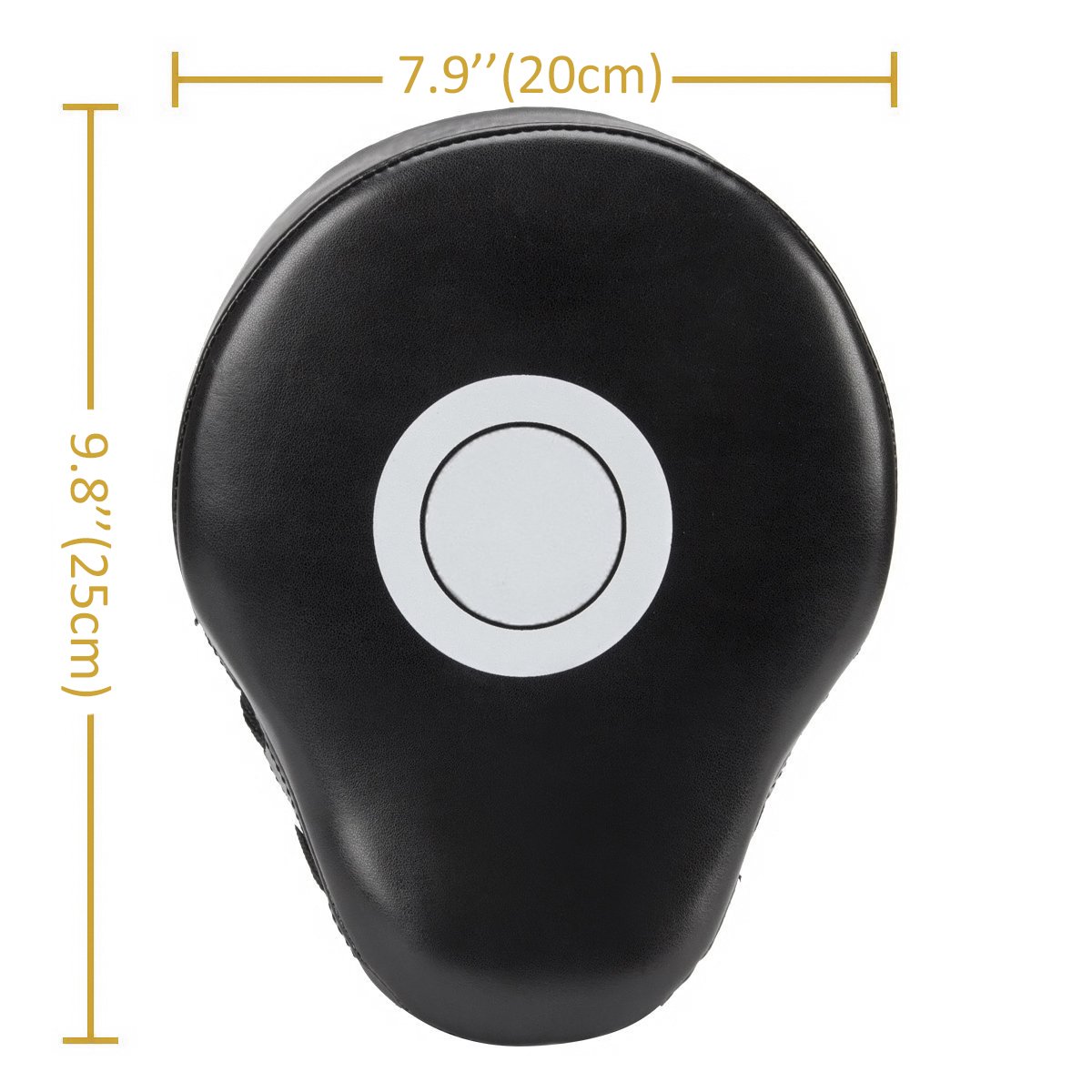 PAMASE Boxing Leather Punch Focus Mitts Target Training Hand Pads for