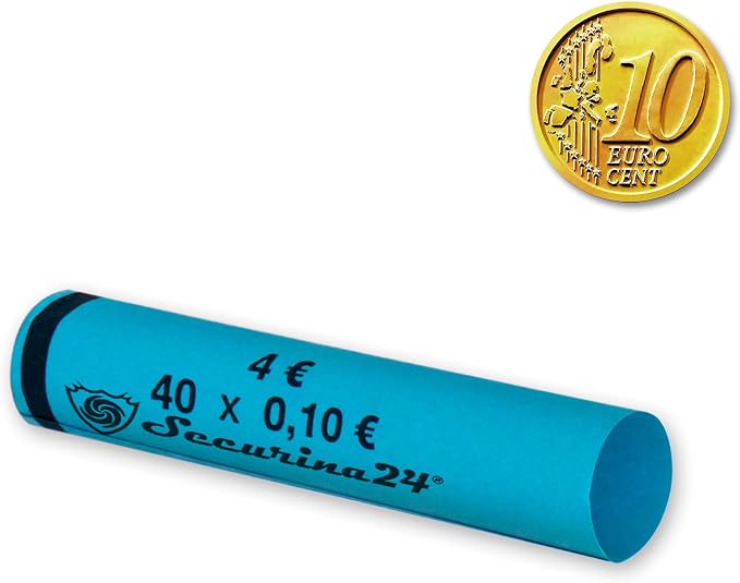 Tubes à Pièces Euro Securina24 - Lot 119 Tubes - Toutes Valeurs 1ct à 2€ - Qualité Banque Allemande